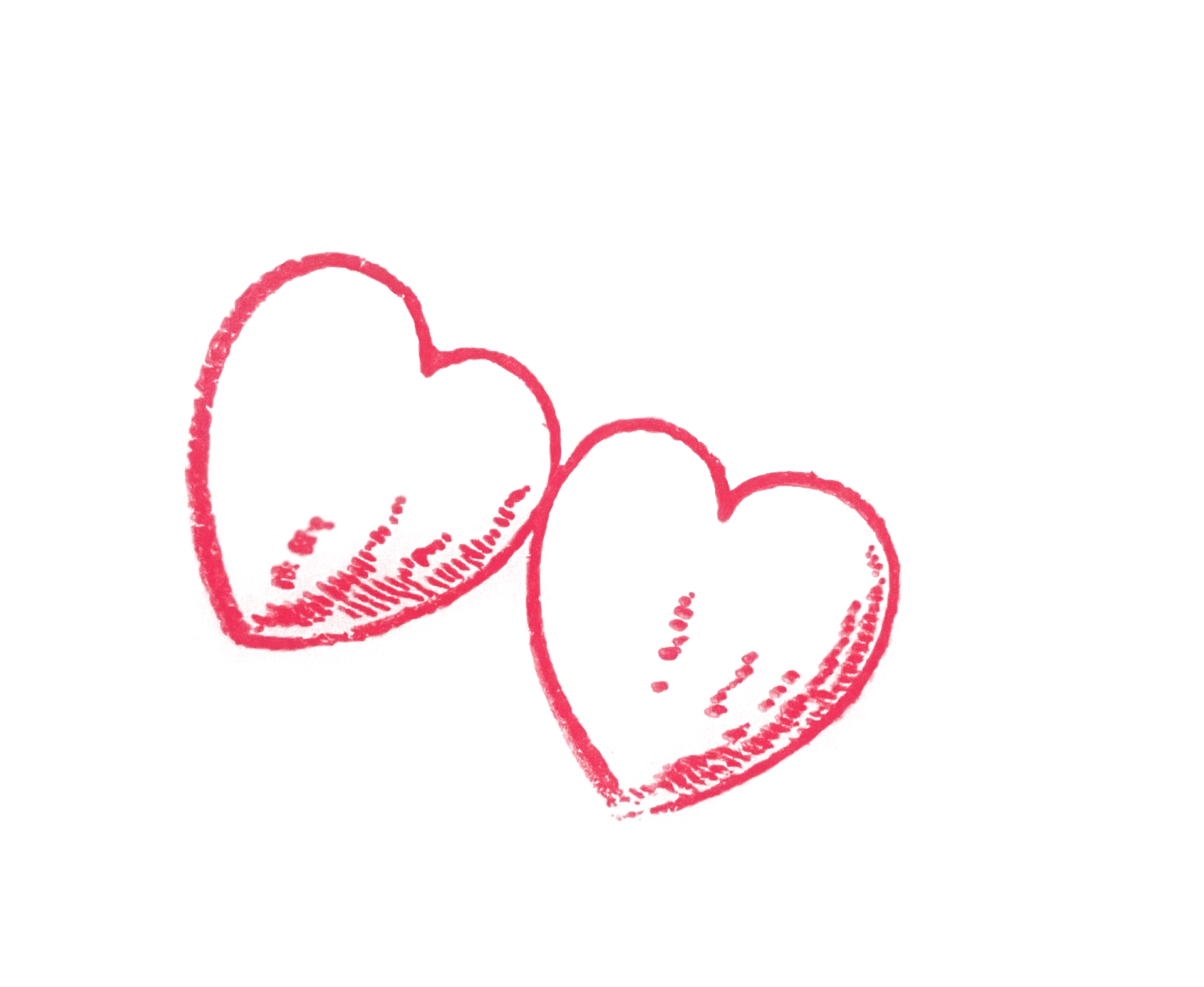 hearts stamp